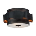 thumbnail image 1 of Maxim 38390BZGTGLD Flow 2-Light Flush Mount, Bronze Gilt & Gold, 1 of 1