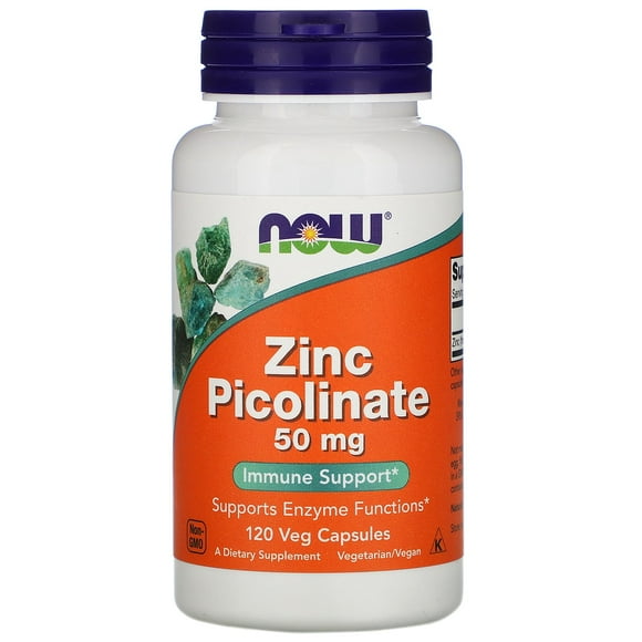 Picolinato de Zinc Now Foods 50 Mg