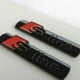 thumbnail image 2 of 2 uds insignia emblema brillante guardabarros maletero 3D para S-Line Q5 Q7 A3 A4, 2 of 5