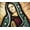Green and Browns, variant on Wild Frontier 50X60  Blessed Mary  Plush Throw.  Suitable for Tweens and up.
