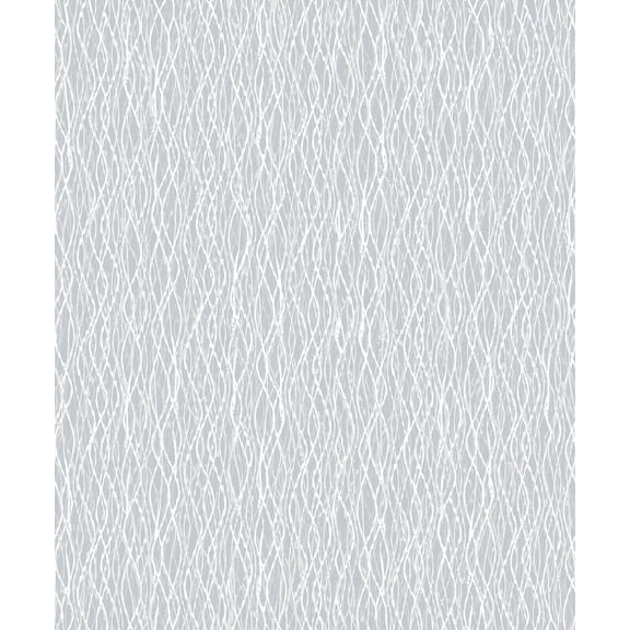 Decorline Quinn Lavender Twist Wallpaper, 21-in by 33-ft, 57.8 sq. ft