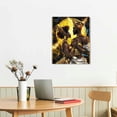 thumbnail image 3 of Acheng Black King and Queen Wall Art, African American Canvas Print Painting Afro Couple Gold Wall Decor Crowns Poster Modern Artwork Picture for Bedroom Living Room Home  16x20 in, 3 of 5