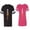 Men Black / Women Pink, variant on King Queen Sword Matching Couple Cotton Jerseys (Men Black / Women Black) (Men S / Women S)