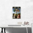 thumbnail image 2 of ARTCANVAS The Crucified Christ with the Virgin Mary, Saints and Angels 1503 Canvas Art Print by Raphael - Size: 18" x 12" (1.50" Deep), 2 of 9