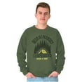 thumbnail image 3 of Morning Wood Campground Pitch A Tent Men's Crewneck Sweatshirt Brisco Brands L, 3 of 6