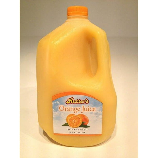 Rutters No Sugar Added Orange Juice 1 Gallon - Walmartcom