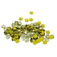 thumbnail image 5 of 100 remaches de apliques cuadrados metálicos para decoración de botones de arte y manualidades Amarillo, 5 of 5