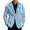 A1-Blue1237, variant on Patchwork Grid Turn-Down Collar Blazer For Men Single Breasted Daily Shopping Retro Outerwear Jacket