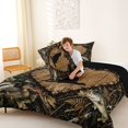 thumbnail image 4 of Manfei Natural Wolf Full Size Comforter Sets,Rustic Farmhouse Cabin Bedding Comforter Set,Brown,Black Reversible,3pcs,1 Comforter and 2 Pillowcases, 4 of 7