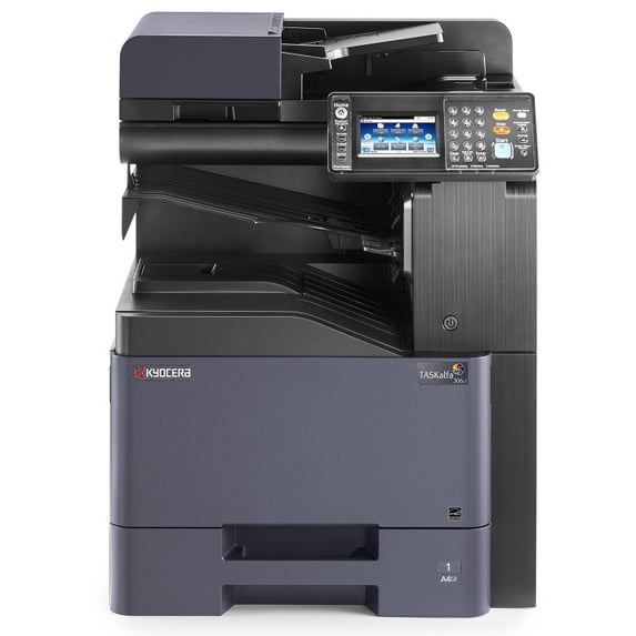 Restored Kyocera 306ci A4 Color Laser Multifunction Printer – 32 PPM, Print/Copy/Scan, Duplex, Network-Ready