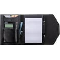 thumbnail image 4 of Case-it Tycoon Mini Padfolio Portfolio with Letter Size Writing Pad, Tri Fold Snap Closure, Black (Pad-37-MI), 4 of 10