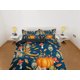 thumbnail image 2 of Vintage halloween ropa de cama y funda de almohada, funda nórdica azul conjunto dormitorio ropa de cama,, 2 of 4