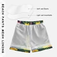thumbnail image 3 of FORMRS Boys Swim Trunks Quick Dry Mesh Liner Boardshorts Sizes XS-XL, Flamingo Pattern, 3 of 7