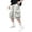Light Gray, variant on Fozruso Boys Cargo Shorts With Pockets Elastic Waist Summer Casual Bottoms For Kids Boys Cargo Shorts(Black)