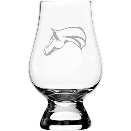 

Arabian Face Horse Themed Etched 6.5oz Glencairn Whisky Glass