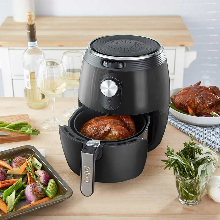 DASH Deluxe Electric Air Fryer + Oven Cooker with Temperature