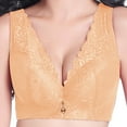thumbnail image 1 of dmqupv Womens Bras Full Cup Thin Underwear Plus Size Five Wireless Sports Bra Lace Bra Cover Cup Large Size Vest Bras A Size 44/100C, 1 of 5