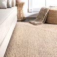 thumbnail image 3 of nuLOOM Tapis Tressé Intérieur/extérieur, 5 Pieds x 8 Pieds, Beige, 3 of 4