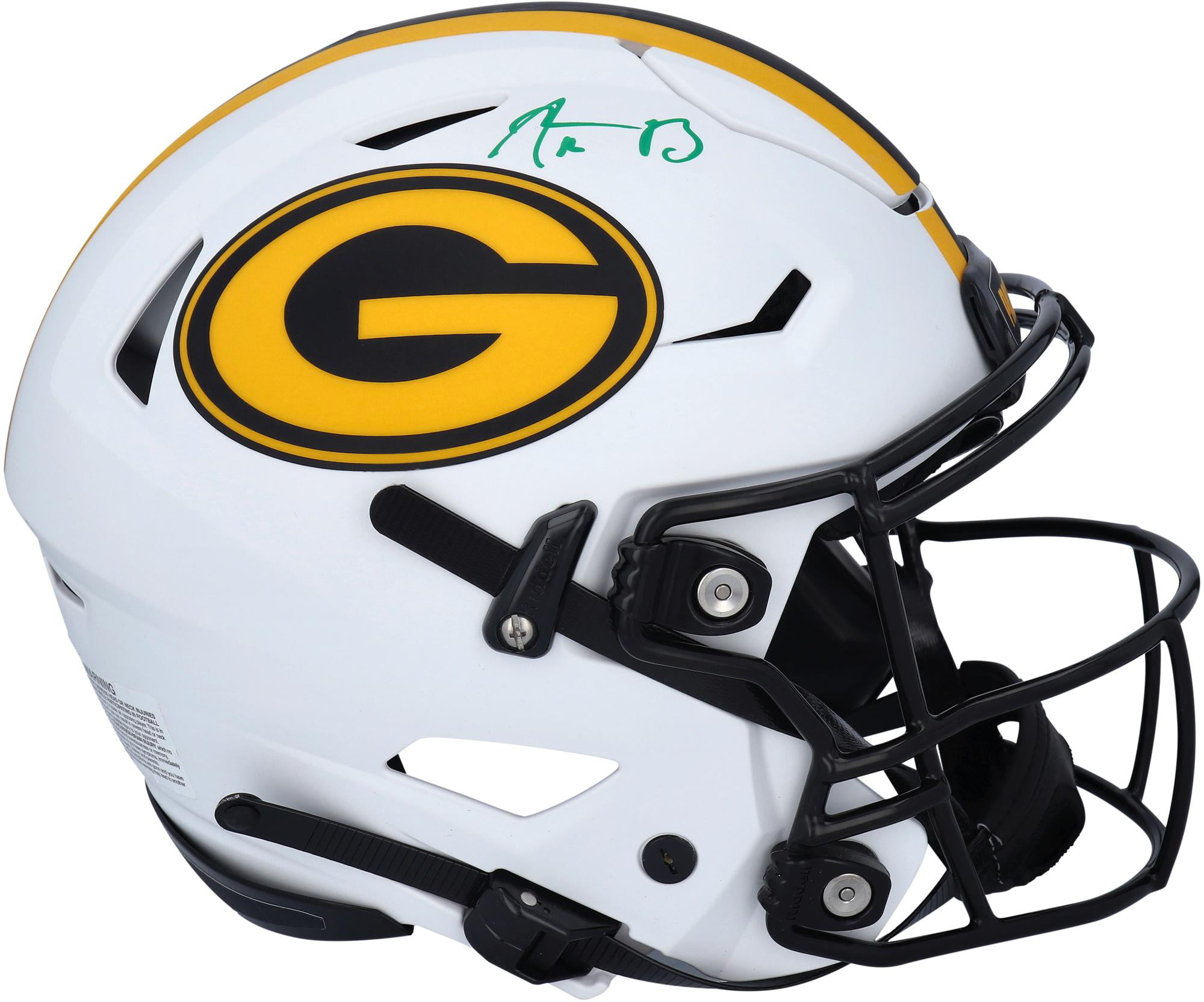 Aaron Rodgers Green Bay Packers Autographed Riddell Speed Authentic Helmet Fanatics Authentic Certified