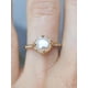 thumbnail image 5 of 1 PC Classical Cubic Zirconia & Faux Pearl Ring For Women For Wedding Anniversary Jewelry Gift, 5 of 5