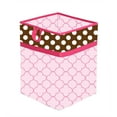 thumbnail image 4 of Bacati - Butterflies Girls Nursery Kids Storage Items, Pink/Chocolate, 4 of 5