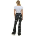 thumbnail image 6 of No Boundaries Women's Elastic Waistband Flare Leg Pants, Size M, 6 of 7