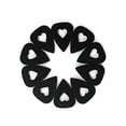 thumbnail image 3 of DECORNIJIA Guitar Pick Black Plectrums Wool 10pcs for Mandolin Banjo, 3 of 8