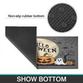 thumbnail image 7 of Set Of 2 Halloween Kitchen Rugs Horror Orange Pumpkin Spooky Kitchen Runner Non Skid Rugs for Kitchen Floorfor Bath Cooking (47x17+30x17 Inches), 7 of 7
