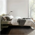 thumbnail image 5 of JERFIT Modern Queen Platform Bed Frame with Live Edge Headboard, Built-in Nightstands, Drawers, Dark Coffee Finish, No Box Spring Needed, 5 of 10