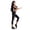 Yoga 52#Black, variant on WAYUTE Leggings for Women High Waisted Patchwork Mesh Yoga Sports Trousers Breathable Stretchy Fit for Workout M