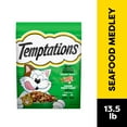 thumbnail image 4 of Temptations Adult Dry Cat Food Seafood Medley Flavor, 13.5 Lb Bag, 4 of 13