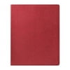 Eccolo Faux Italian Leather Simple Journal, 6X8 Red