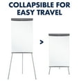 thumbnail image 2 of Quartet Melamine Presentation Easel, Whiteboard/Flipchart, 3' x 2', Gray Frame, 2 of 7