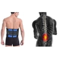 thumbnail image 1 of Adjustable Double Pull Lumbar Support Lower Brace Pain Relief Waist Unisex,XL, 1 of 4