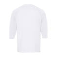 thumbnail image 5 of Hearthz Men's Baseball T-Shirts 3/4 Sleeve V Neck Button Up Henley Baseball Jersey Men Mens Casual Slim Fit T-Shirts Henley Shirts ,White S, 5 of 7