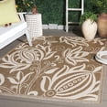 thumbnail image 2 of Safavieh Courtyard Crystal Floral Indoor/Outdoor Area Rug, Brown/Natural, 9' x 12', 2 of 14