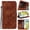 Brown, variant on Leather Kickstand Case for Samsung Galaxy M35 M55 M15 M16 M36 M23 Note 8 9 10 20 Ultra Shockproof Protective Cover