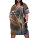 thumbnail image 2 of Vestido holgado con bolsillo de León de montaña ropa para mujer vestidos africanos para mujer vestido de invitado de boda vestidos de mujer 2025, 2 of 7