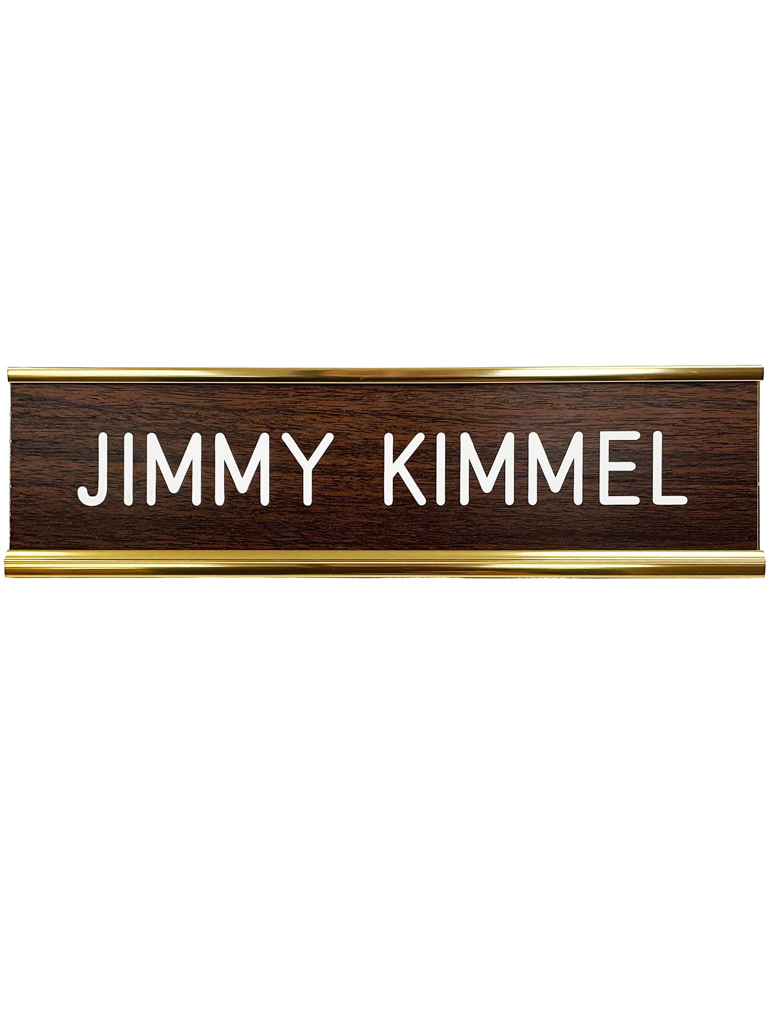 Jimmy Kimmel Desk Name Plate