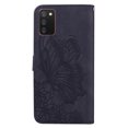 thumbnail image 3 of Feishell Wallet Case For Samsung A03S, Magnetic Folio Card Slots Holder Kickstand Premium PU Leather Butterfly Patterned Embossed with Wrist Strap Cover For Samsung Galaxy A03S, Black, 3 of 13