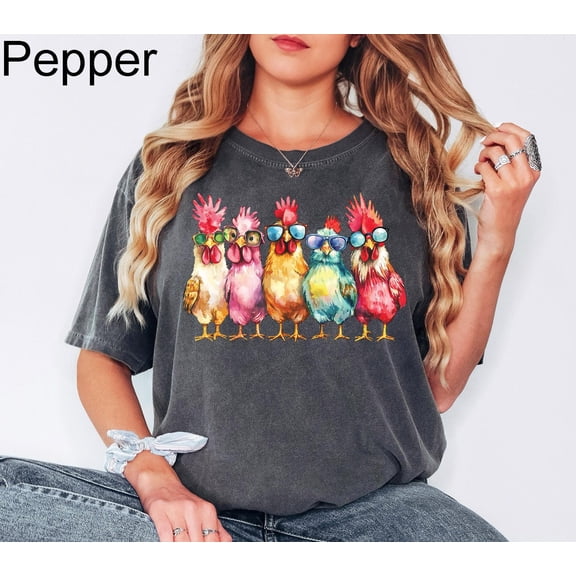 Chicken Shirt, Women Chicken Tee, Funny Farmer Shirt, Love Chickens, Animal Shirt,Mothers Day Chicken Shirt,Chicken Lover Tee