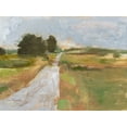 thumbnail image 2 of Harper, Ethan 14x12 White Modern Wood Framed Museum Art Print Titled - Back Country Road I, 2 of 4