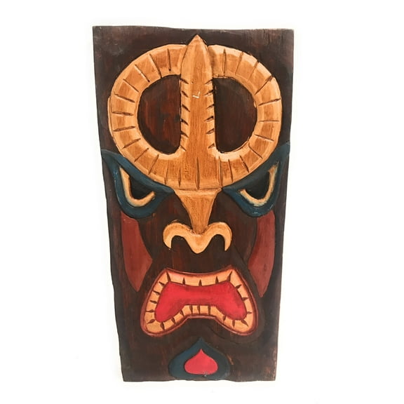 Tiki Shield Mask 12" Plaque - Pop Art Culture | #dpt512630