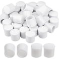 thumbnail image 1 of Bouchons de Pare-Chocs en Caoutchouc de Pare-Chocs de Porte de 0,39 Pouce Bouchons de Remplacement pour Protection de Porte et de Mur, Blanc (20 Pièces), 1 of 7
