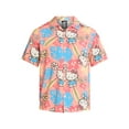 thumbnail image 5 of Hello Kitty and Friends Men's and Big Men's Graphic Print Mesh Shirt with Short Sleeves, Sizes S-3XL, 5 of 5
