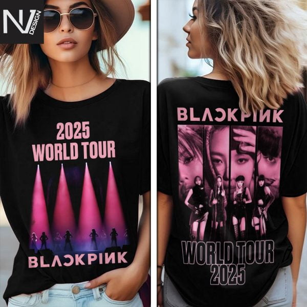 2025 World Tour Blackpink T-Shirt, Black Pink Deadline