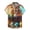 Black, variant on Men's Easter Button Down Shirt Short Sleeve Button Up Funny Easter Eggs Bunny Print Tops Spring Tees