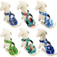 thumbnail image 6 of WASHABLE Dog Diaper for MALE Boy FLEECE Belly Band Reusable with SUSPENDER size Large (waist: 16" - 19") BUNNY - Blue, 6 of 6