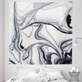 thumbnail image 1 of Marble Print Tapestry, Trippy Mix of Colors Unusual Forms Creative Paintbrush Style Image, Fabric Wall Hanging Decor for Bedroom Living Room Dorm, 5 Sizes, Black Pale Grey Dust, by Ambesonne, 1 of 1