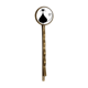 thumbnail image 1 of Broche de metal retro Gato negro de Halloween Unbranded silueta amante de arte, 1 of 3